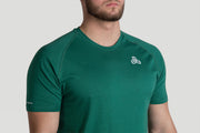 Iron Roots ethische Sportbekleidung Workout-T-Shirt jade green 